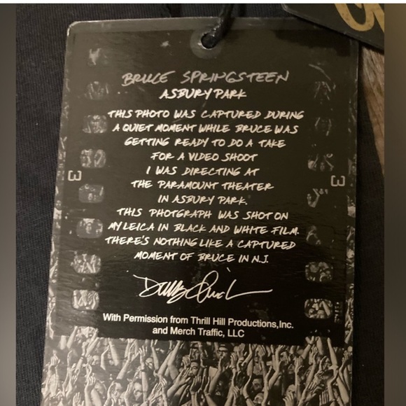 NWT Clinch Bruch Springsteen Band Tee - Picture 5 of 9